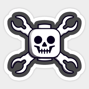 Lego Skull and Bones Sticker